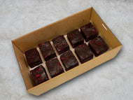 Raspberry Brownie Box